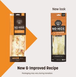 Earth Animal No-Hide Strips Thin Natural Rawhide Free Chicken Recipe Dog Chew Treats for Lighter Chewers, 4 count slide 2 of 9