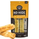 Earth Animal No-Hide Large Rolls Long Lasting Natural Rawhide Free Peanut Butter Vegetarian Recipe Dog Chews, 2 count