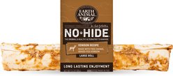 Earth Animal No-Hide Large Rolls Long Lasting Natural Rawhide Free Venison Recipe Dog Chews, 1 count