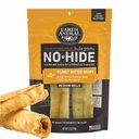 Earth Animal No-Hide Medium Rolls Long Lasting Natural Rawhide Free Peanut Butter Vegetarian Recipe Dog Chews, 2 count