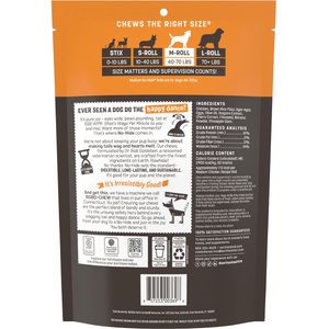 Earth Animal No-Hide Medium Rolls Long Lasting Natural Rawhide Free Chicken Recipe Dog Chews, 2 count