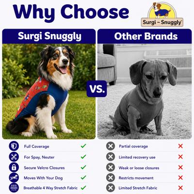 Show full view: Surgi Snuggly the Wonder Dog Suit, Small Long slide 6 of 9