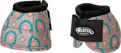 Weaver Equine No-Turn Horse Bell Boots, Blossom Blast, Large