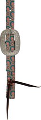 Weaver Equine Patterned Poly Horse Bridles One Split Ear Headstalls, Blossom Blast slide 2 of 2