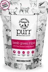 The New Zealand Natural Pet Food Co. Purr Lamb Green Tripe with Green Lipped Mussel Freeze-Dried Cat Treat, 1.4-oz bag