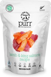 The New Zealand Natural Pet Food Co. Purr Lamb​ & King Salmon Grain-Free Freeze-Dried Cat Food, 9.9-oz bag