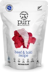 The New Zealand Natural Pet Food Co. Purr Beef & Hoki Grain-Free Freeze-Dried Cat Food, 9.9-oz bag