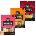 Earth Animal No-Hide Stix Long Lasting Natural Rawhide Alternative Salmon Recipe Dog & Cat Treats, 10 count + Chicken Recipe, 10 count + Beef Recipe Chew, 10 count