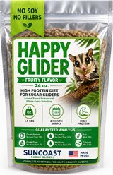 SunCoast Sugar Gliders Happy Glider Sugar Glider Food Tutti Fruitti, 1.75-lb bag