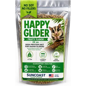 SunCoast Sugar Gliders Happy Glider Sugar Glider Food Tutti Fruitti, 1.75-lb bag