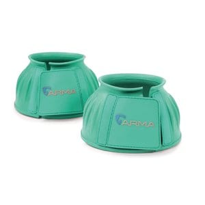 Shires Equestrian Products ARMA Touch Close Over Reach Horse Boots, Teal, XX-Full, 1 count