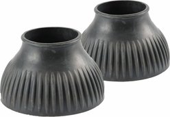 Shires Equestrian Products Pull On Ribbed Horse Bell Boot, Black, Small