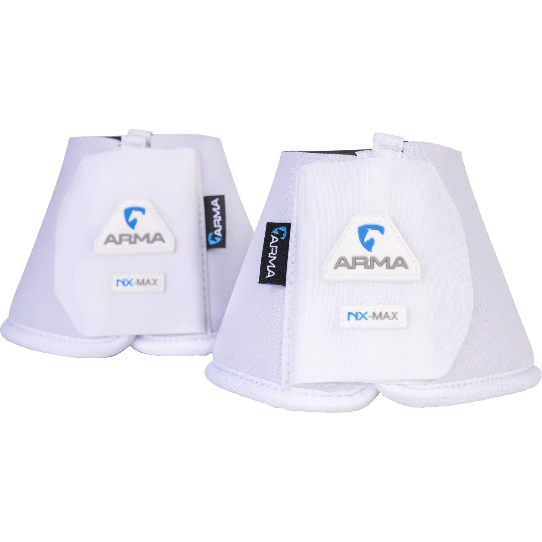 Shires Equestrian Products ARMA Neoprene Over Reach Horse Boots, White, Pony