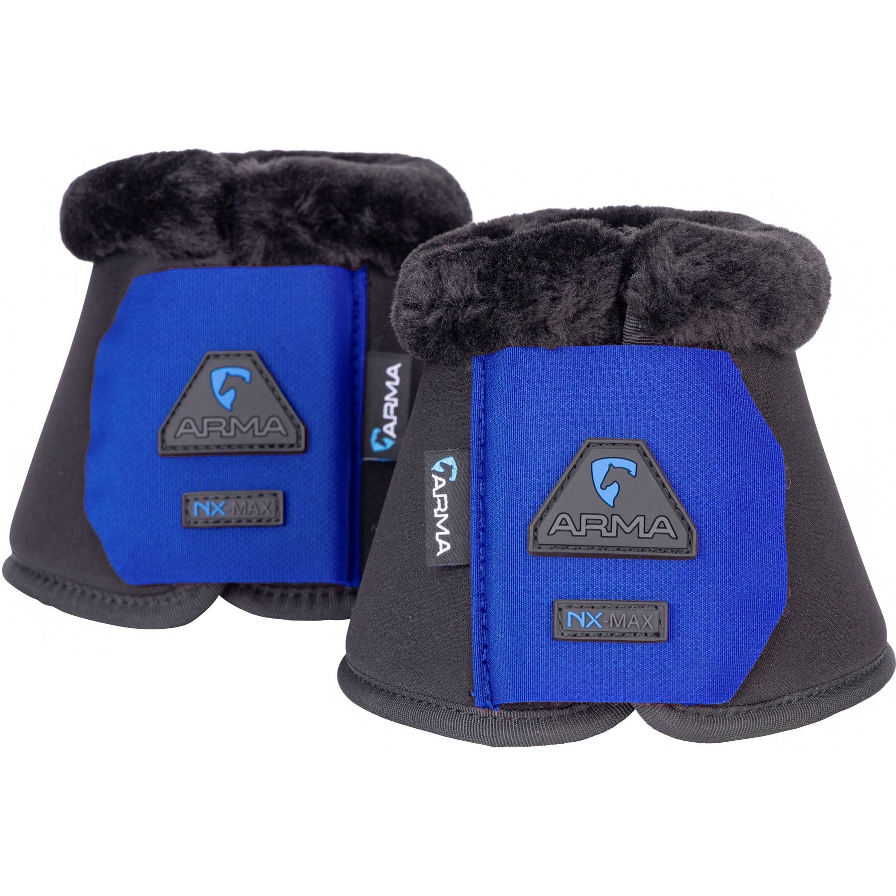 Shires Equestrian Products ARMA SupaFleece Neoprene Over Reach Horse Boots, Royal Blue, X-Full