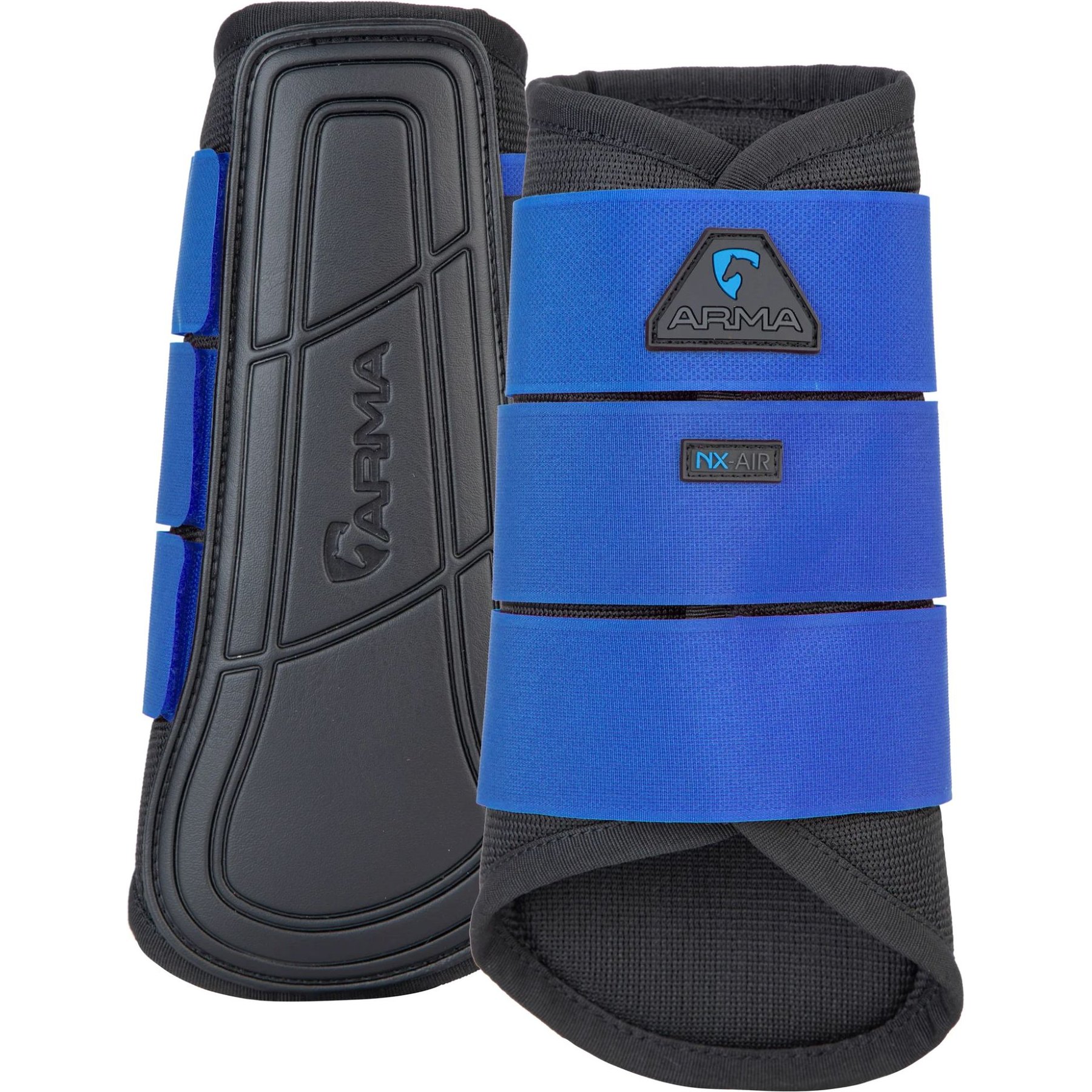 Shires Equestrian Products ARMA Air Motion Brushing Horse Boots, Royal, X-Full