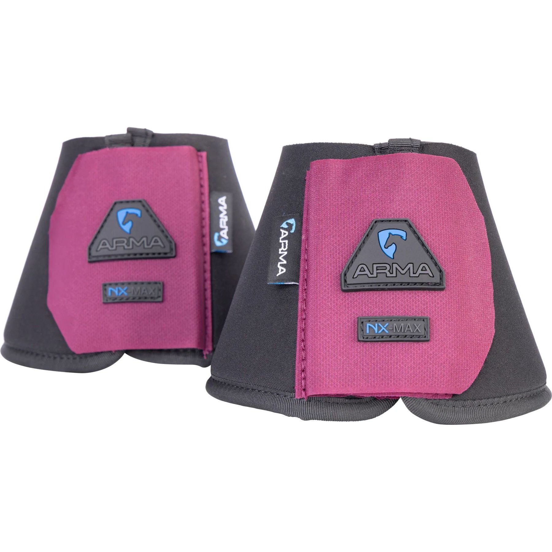Shires Equestrian Products ARMA Neoprene Over Reach Horse Boots, Raspberry, Pony