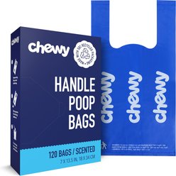 Chewy Made Handle Dog Poop Bags (FORMERLY FRISCO), Scented, 120 count