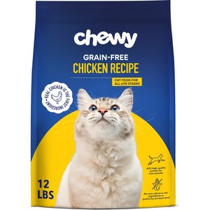 Chewy Made Chicken Recipe Grain-Free Dry Cat Food (FORMERLY AMERICAN JOURNEY), 12-lb bag