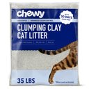 Chewy Made Odor Defense Unscented Clumping Clay Cat Litter (FORMERLY FRISCO), 35-lb bag