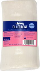 Chewy Made Bacon & Cheese Flavored Filled Bone Dog Treats (FORMERLY BONES & CHEWS), 1 count