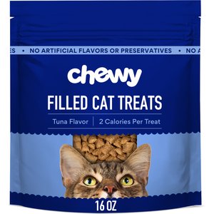 Chewy Made Tuna Flavor Filled Crunchy Cat Treats (FORMERLY TINY TIGER), 16-oz bag