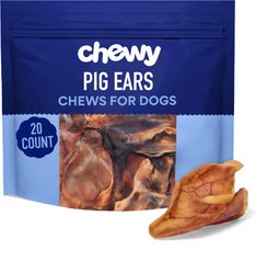 Chewy Made Pig Ear Chews Dog Treats (FORMERLY BONES & CHEWS), 20 count
