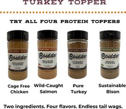 Boulder Dog Food Company Turkey Dog Food Topper, 4-oz shaker slide 2 of 6