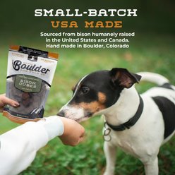 Boulder Dog Food Company Bison Cubes Dehydrated Dog Treats, 5-oz bag slide 2 of 7