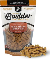 Boulder Dog Food Company Salmon Bakes Crunchy Dog Treats, 8-oz bag