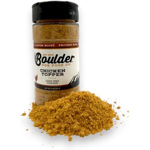 Boulder Dog Food Company Chicken Dog Food Topper, 4-oz shaker