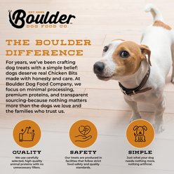 Boulder Dog Food Company Chicken Bits Jerky Dog Treats, 8-oz bag slide 2 of 8
