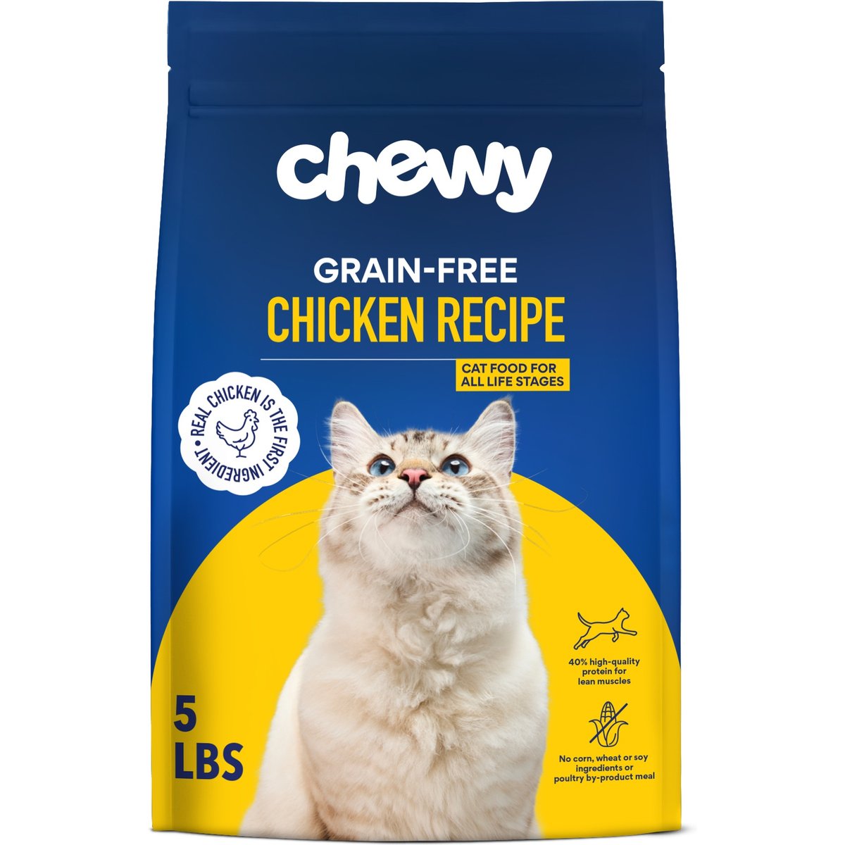 Chewy Made Chicken Recipe Grain-Free Dry Cat Food (FORMERLY AMERICAN JOURNEY), 5-lb bag