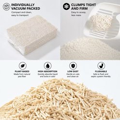 FEELING BEST Natural Tofu with Flushable, Ultra Absorbent & Fast Drying, Orginal Clumping Cat Litter, 5.6-Ib box, 2 count slide 2 of 9