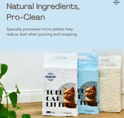 FEELING BEST Natural Tofu with Flushable, Ultra Absorbent & Fast Drying Green Tea Clumping Cat Litter, 5.6-Ib box, 6 count slide 2 of 8