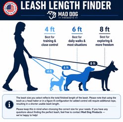 Mad Dog Products Dual Purpose Slip/Clip Dog Leash, Pink, 6-ft long, 3/8-in wide slide 2 of 8
