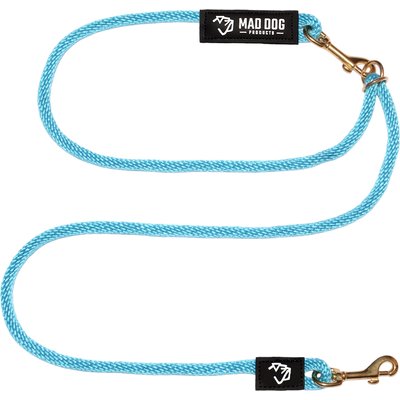 Mad Dog Products Mad Dog Products Hands Free Dog Leash, Aqua, 10-ft long, 3/8-in wide