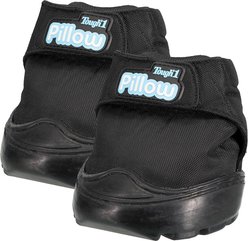 Tough1 Recover Pillow Horse Boot Pair, Black, 4 3/8 - 4 5/8 x 3 7/8 - 4 1/4-in
