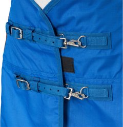 Tough1 1200D Hand Carved Turnout Horse Blanket with Snuggit, Royal Blue, 84-in slide 2 of 3