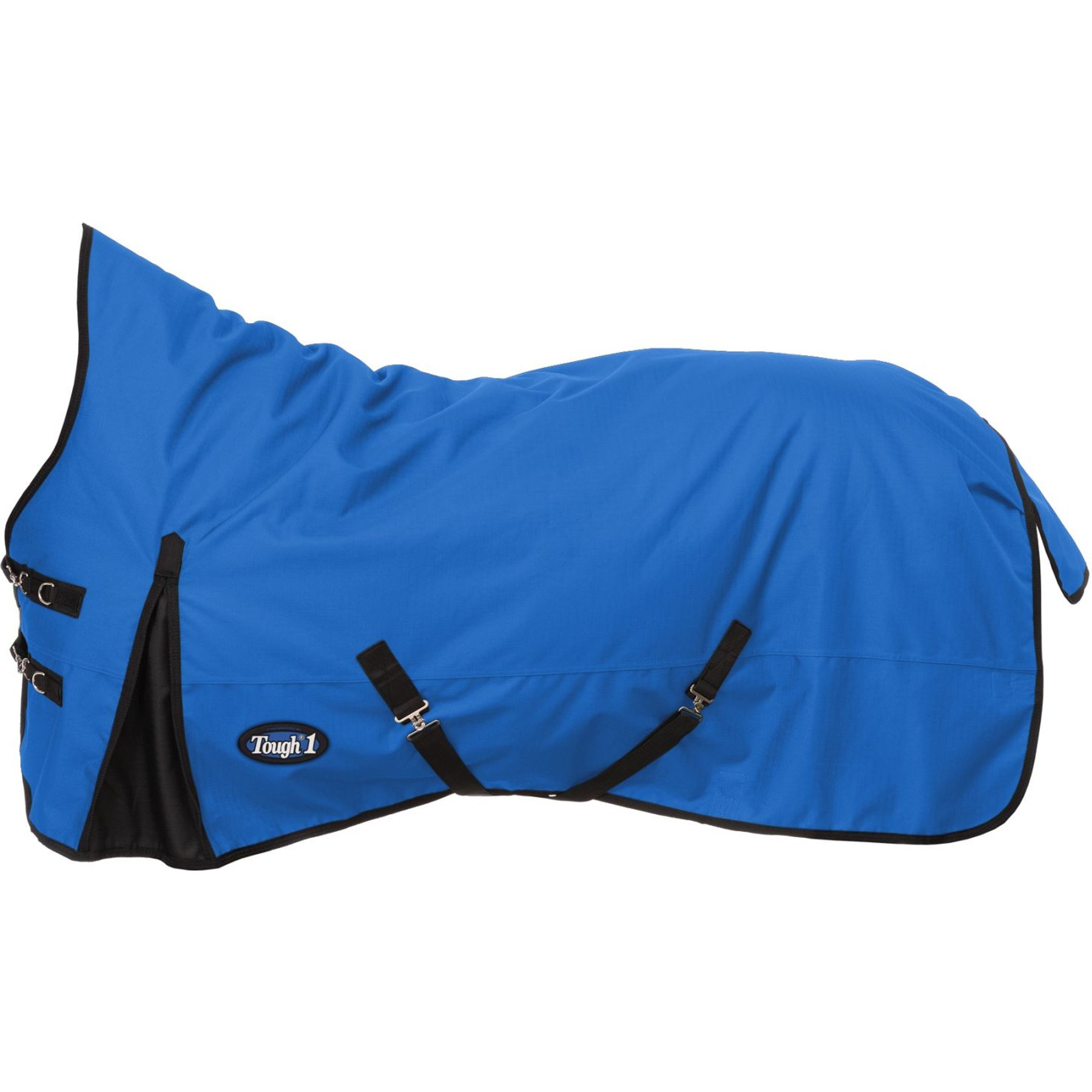 Tough1 1200D High Neck Turnout Horse Blanket, Royal Blue, 72-in
