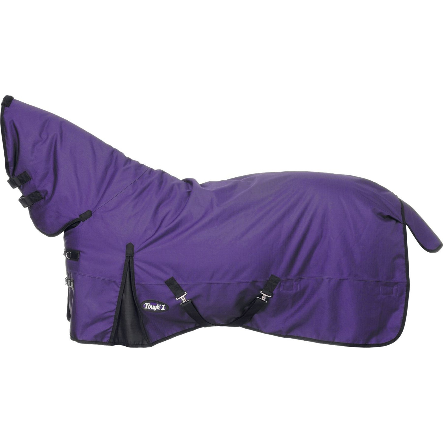 Tough1 1200D Full Neck Turnout Horse Blanket, Purple, 84-in