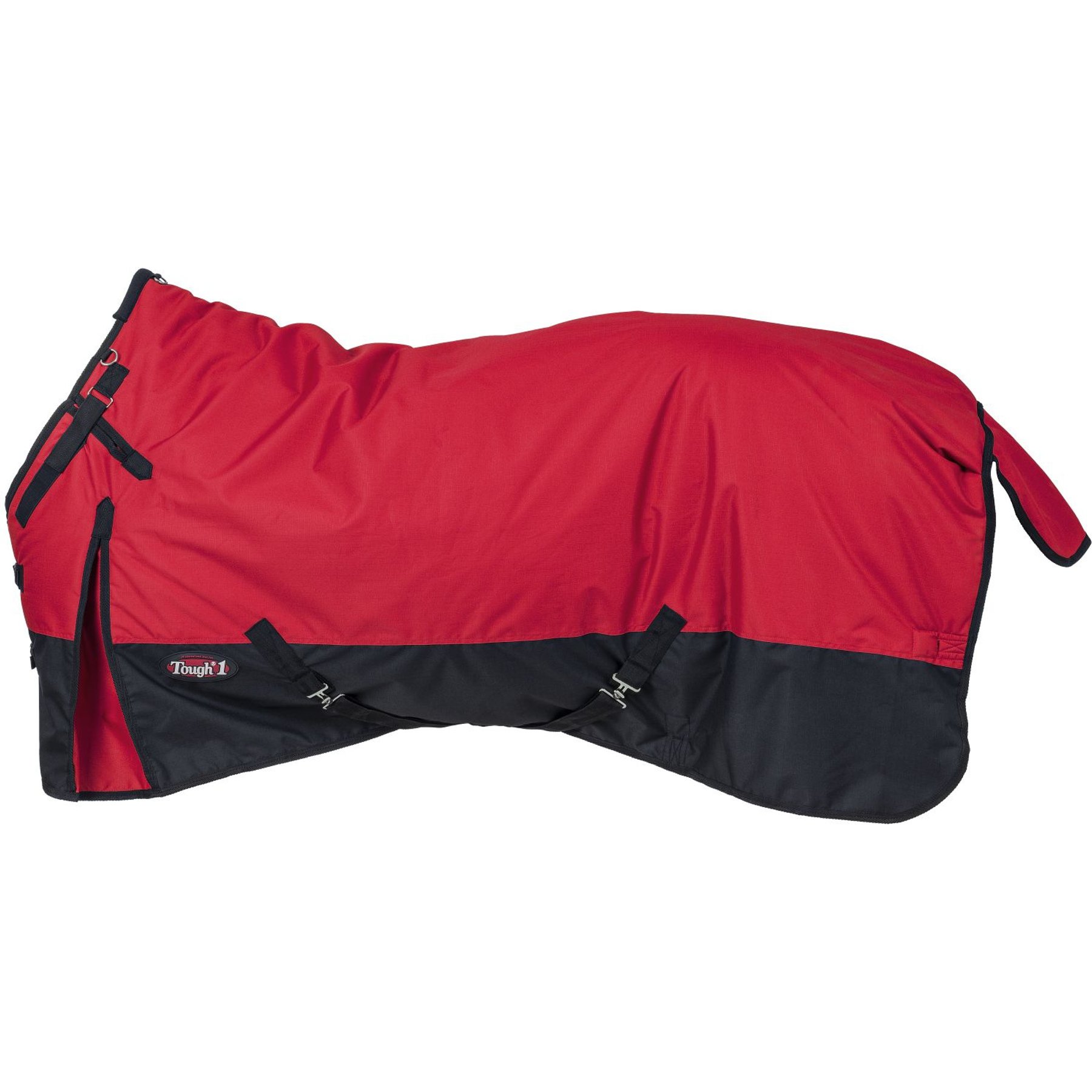 Tough1 600D Pony Turnout Horse Blanket with Snuggit, Red, 63-in