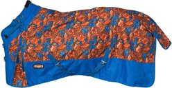 Tough1 1200D Hand Carved Turnout Horse Blanket with Snuggit, Royal Blue, 84-in