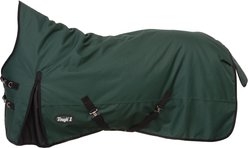 Tough1 1200D High Neck Turnout Horse Blanket, Hunter Green, 81-in