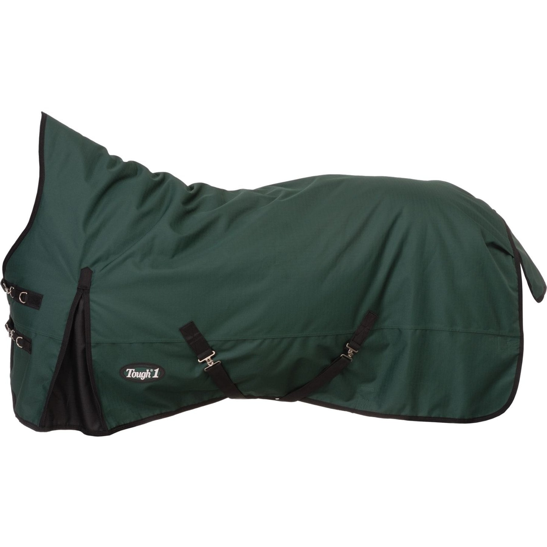 Tough1 1200D High Neck Turnout Horse Blanket, Hunter Green, 84-in
