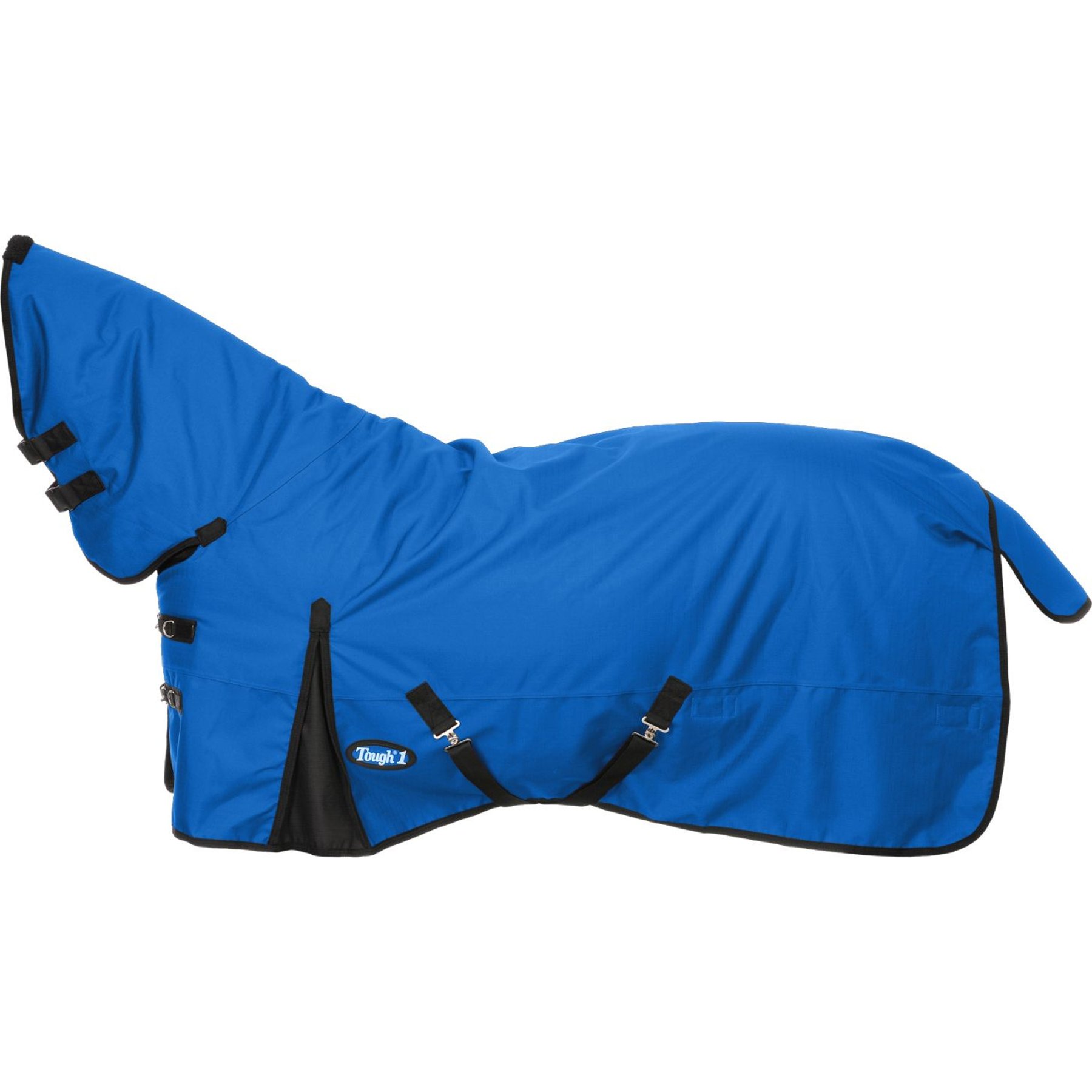 Tough1 1200D Full Neck Turnout Horse Blanket, Royal Blue, 75-in