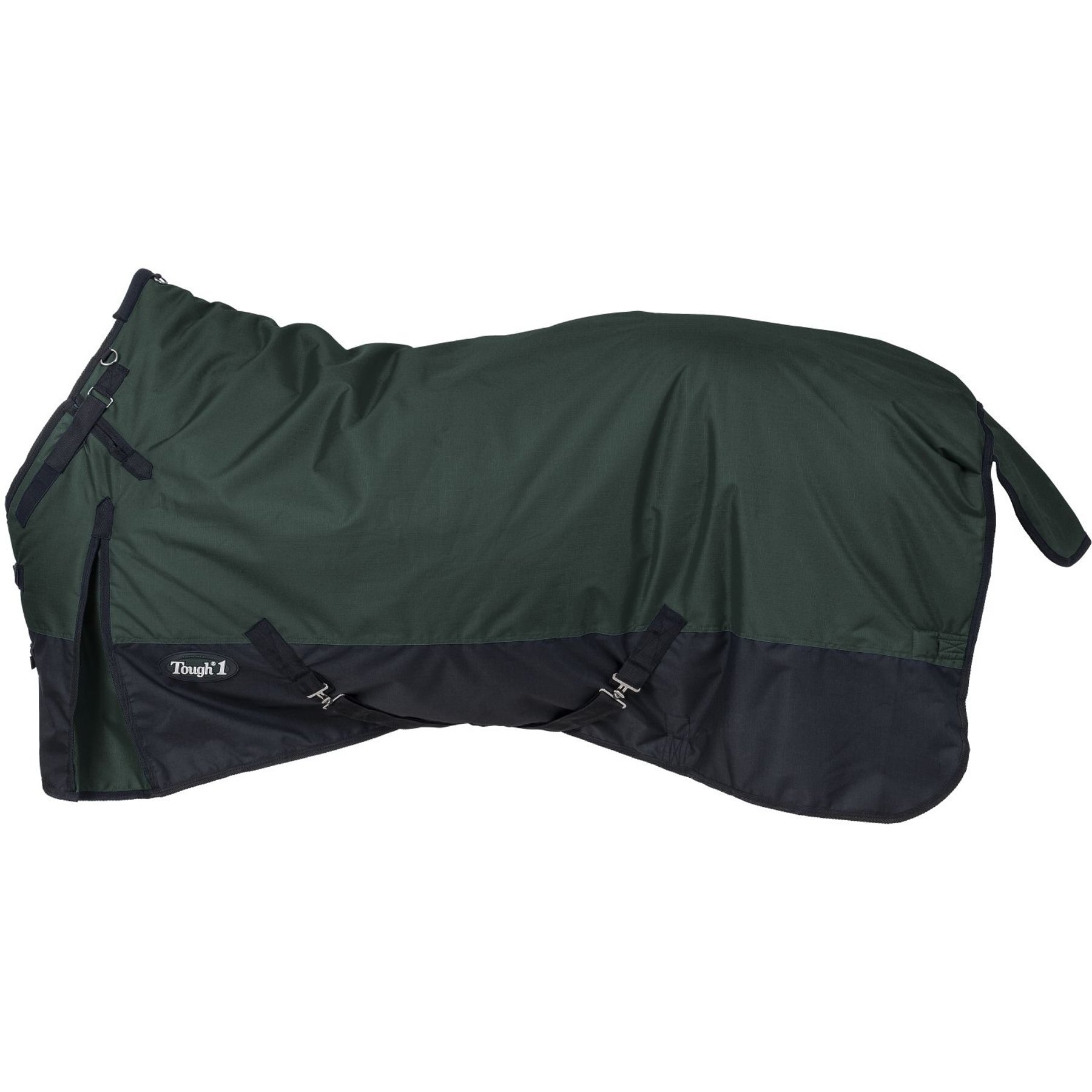 Tough1 600D Pony Turnout Horse Blanket with Snuggit, Hunter Green, 63-in