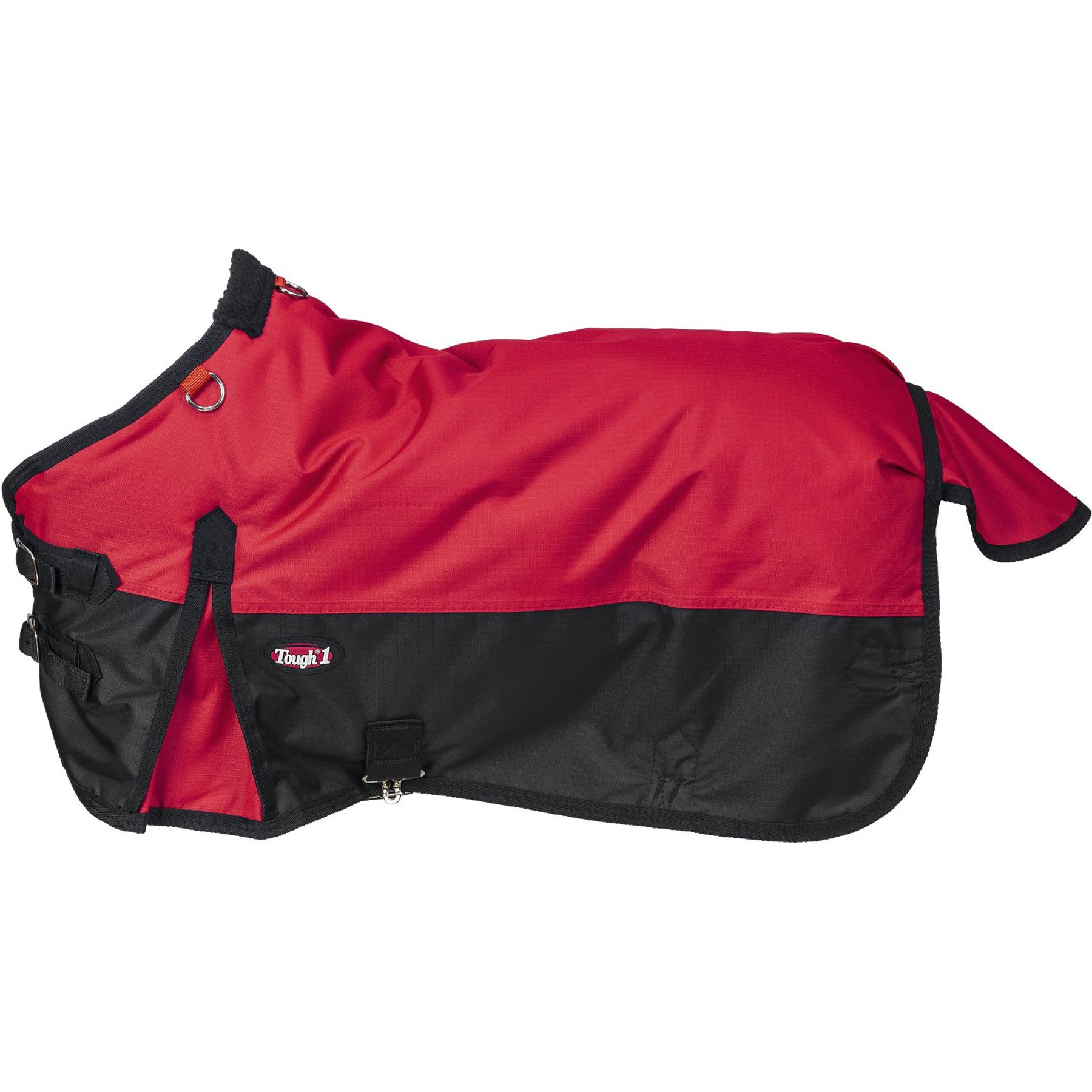 Tough1 600D Mini Turnout Horse Blanket, Red, 45-in