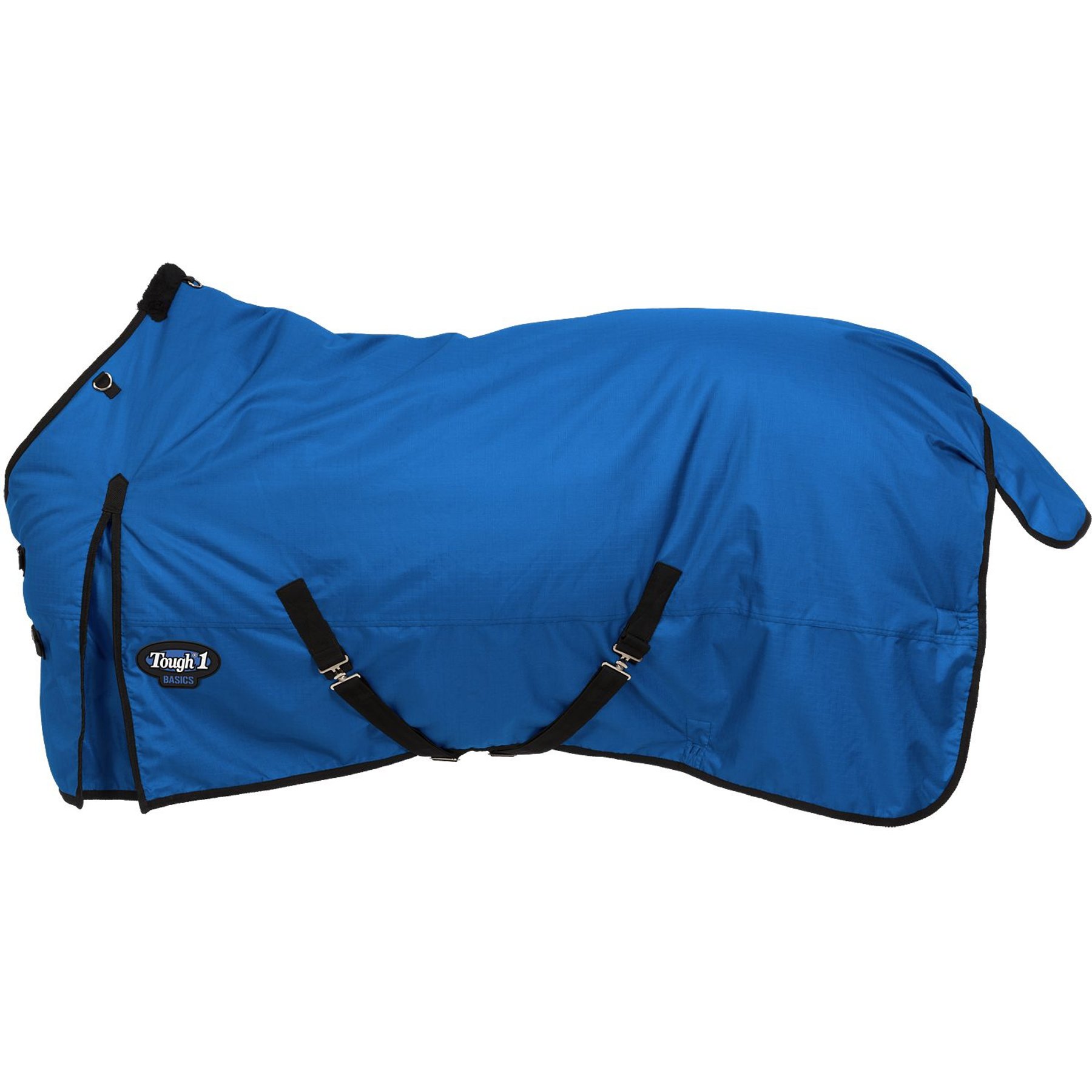 Tough1 Basics 1200D Pony 300 Fill Turnout Horse Blanket, Royal Blue, 57-in