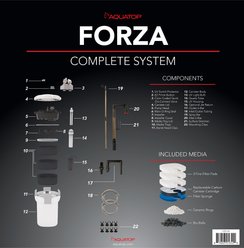 Aquatop Forza External Canister Filter, Black, 125-gal slide 2 of 5