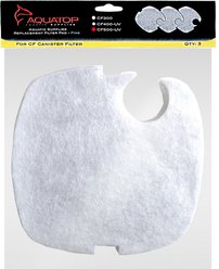 Aquatop CF-500MKII Replacement Filter Pads, White, 3 count